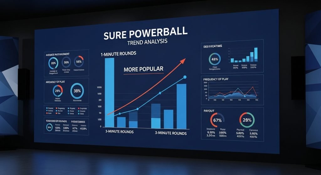 슈어파워볼 트렌드 분석  3분 회차보다 1분 회차 선택률 높은 이유 데이터로 설명 본문