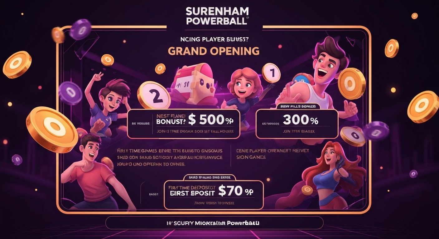 슈어맨파워볼 신규 오픈 기념 이벤트 진행! 배팅 보너스·첫충 혜택 정보 총정리